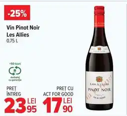 Carrefour Vin Pinot Noir Les Allies Ofertă