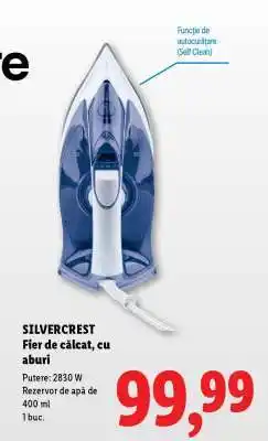 Lidl Silvercrest Fier de călcat, cu aburi Ofertă