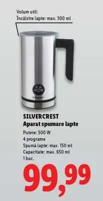 Lidl SILVERCREST Aparat spumare lapte Ofertă