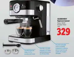 Lidl SILVERCREST Espressor manual Ofertă
