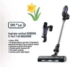 Carrefour Aspirator vertical ROWENTA X-Pert 7.60 RH6A35WO Ofertă