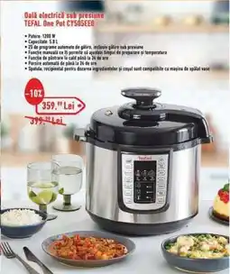 Carrefour Oală electrică sub presiune TEFAL One Pot CY505EEO Ofertă