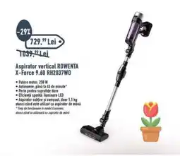 Carrefour Aspirator vertical ROWENTA X-Force 9.60 RH2037WO Ofertă