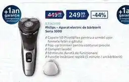 Carrefour Philips – Aparat electric de bărbierit Seria 3000 Ofertă