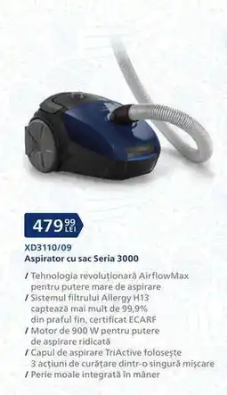 Carrefour Aspirator cu sac Seria 3000 Ofertă