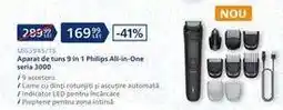 Carrefour Aparat de tuns 9 in 1 Philips All-in-One seria 3000 Ofertă