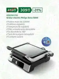Carrefour Grătar electric Philips Seria 5000 Ofertă