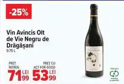 Carrefour Vin Avincis Olt de Vie Negru de Drăgășani Ofertă