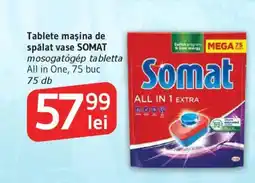 Supeco Tablete maşina de spălat vase SOMAT Ofertă