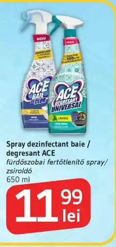 Supeco Spray dezinfectant baie / degresant ACE Ofertă