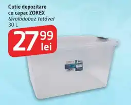 Supeco Cutie depozitare cu capac ZOREX Ofertă