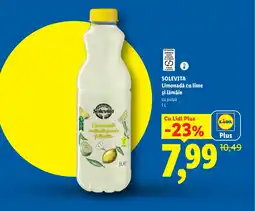 Lidl SOLEVITA Limonadă cu lime şi lămâie Ofertă
