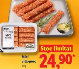 Lidl Mici vitǎ-porc Ofertă