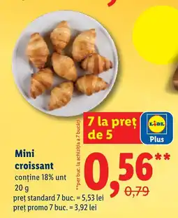 Lidl Mini croissant Ofertă