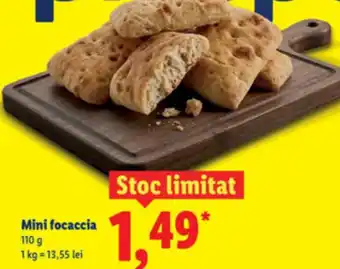 Lidl Mini focaccia Ofertă