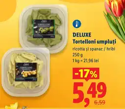 Lidl DELUXE Tortelloni umpluți Ofertă