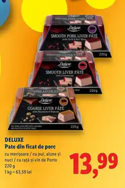 Lidl DELUXE Pate din ficat de porc Ofertă