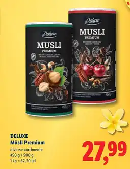 Lidl DELUXE Müsli Premium Ofertă