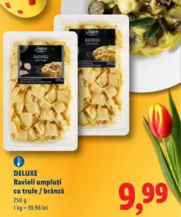 Lidl DELUXE Ravioli umpluți cu trufe / brânză Ofertă