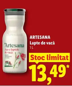 Lidl ARTESANA Lapte de vacă Ofertă