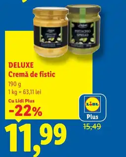 Lidl DELUXE Cremă de fistic Ofertă