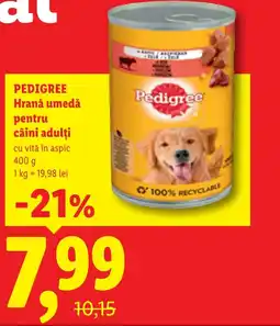 Lidl PEDIGREE Hrană umedă pentru câini adulți Ofertă