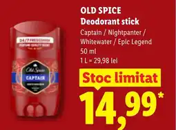 Lidl OLD SPICE Deodorant stick Ofertă