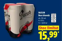 Lidl BUCUR Bere blondǎ Ofertă