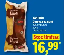 Lidl TASTINO Cozonac cu nucă Ofertă