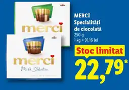 Lidl MERCI Specialităţi de ciocolată Ofertă