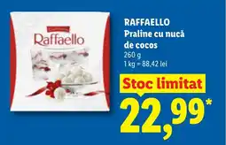 Lidl RAFFAELLO Praline cu nucă de cocos Ofertă
