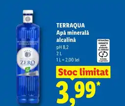 Lidl TERRAQUA Apă minerală alcalinǎ Ofertă