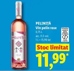 Lidl PELINIȚĂ Vin pelin rose Ofertă