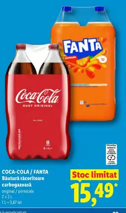Lidl COCA-COLA / FANTA Băutură răcoritoare Ofertă