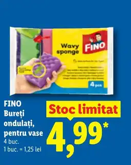 Lidl FINO Bureţi ondulaţi, pentru vase Ofertă