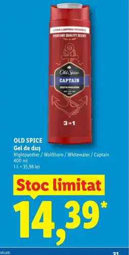 Lidl OLD SPICE Gel de duş Ofertă