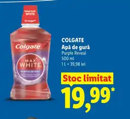 Lidl COLGATE Apǎ de gură Ofertă