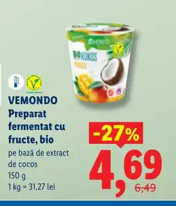 Lidl VEMONDO Preparat fermentat cu fructe, bio Ofertă
