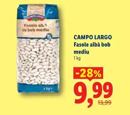 Lidl CAMPO LARGO Fasole albă bob mediu Ofertă