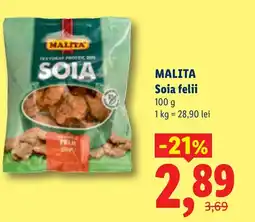 Lidl MALITA Soia felii Ofertă