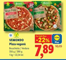 Lidl VEMONDO Pizza veganǎ Ofertă