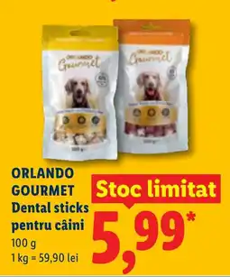 Lidl ORLANDO GOURMET Dental sticks pentru câini Ofertă