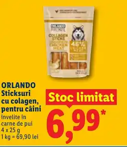 Lidl ORLANDO Sticksuri cu colagen, pentru câini Ofertă