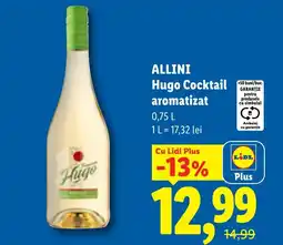 Lidl ALLINI Hugo Cocktail aromatizat Ofertă