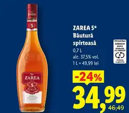 Lidl ZAREA 5* Băutură spirtoasă Ofertă