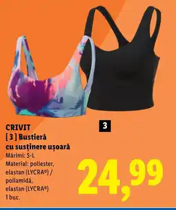 Lidl CRIVIT Bustierǎ cu susţinere uşoară Ofertă