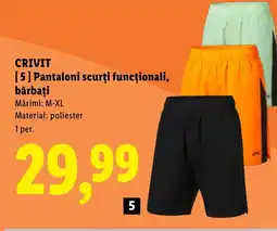 Lidl CRIVIT Pantaloni scurţi funcționali, bărbaţi Ofertă
