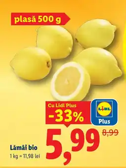 Lidl Lămâi bio Ofertă