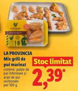 Lidl LA PROVINCIA Mix grill de pui marinat Ofertă