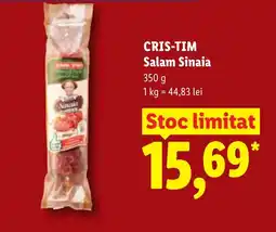 Lidl CRIS-TIM Salam Sinaia Ofertă